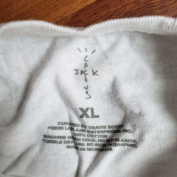 Jackboys cord cutters white long sleeve t-shirt - Picture 2 of 4